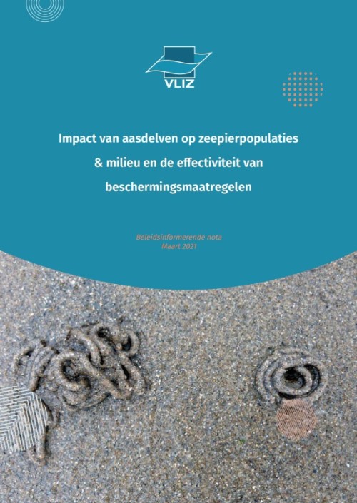 Impact van het aasdelven op zeepierpopulaties & milieu en de effectiviteit van beschermingsmaatregelen