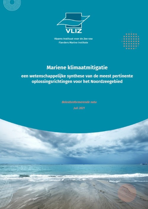 Mariene klimaatmitigatie: een wetenschappelijke synthese van de meest pertinente oplossingsrichtingen voor het Noordzeegebied