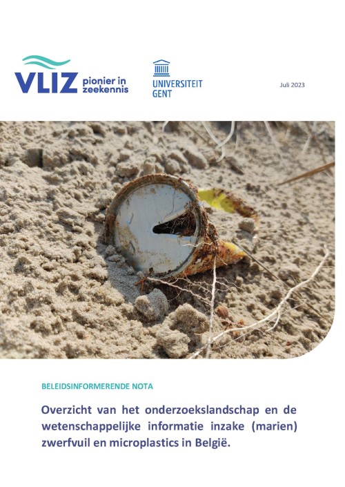 Beleidsinformerende Nota: Overzicht van het onderzoekslandschap en de wetenschappelijke informatie inzake (marien) zwerfvuil en microplastics in België